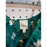 Kaileigh  Green Floral Print Off Shoulder Blouse Top Size M Photo 1