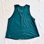NWOT Large All in Motion Athletic Tank Top Gym Workout Yoga School Teal Blue Photo 3