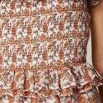 J.Crew  Ravenna dress in sunset rose block-print ramie Photo 1