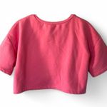 ZARA Cropped Short Sleeve Sweat Shirt Photo 2