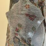 NWT! Studio Gem Taupe Floral Print Semi Sheer Long Sleeve Dress Large Photo 9