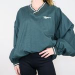 Reebok Vintage 90s  Dark Green Pullover Windbreaker Photo 3