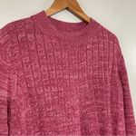 Woman Within  Magenta Pink Knitted Sweater  Size 1X Photo 1