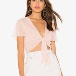 superdown Aylin Star Embellished Tie Crop Top Photo 0