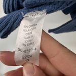 Woman Within Women's Waffle Knit Side Buttons Pullover Sweater Blue Size 1X Photo 7