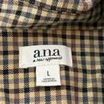 a.n.a  Women's Tan Checkered Blazer Photo 2