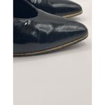 Stuart Weitzman  Women's Patent Leather Pumps‎ Shoes Black And Gold Size 7 Bin E Photo 3