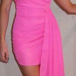 Hope's NWT Hot Pink Strapless dress Photo 0