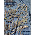 Harley Davidson Harley-Davidson Women's Embellished Tank Top XL Gray Motorcycle Theme Photo 4