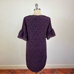 Madewell Painted Clover Silk Bell Sleeve Dress Photo 5