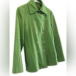 Guess  Vibrant Green Pea Coat women’s size medium Photo 1