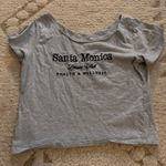 Off the shoulders tee Gray Size XS Photo 0