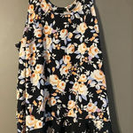 Lane Bryant  Floral Scoop Neck Sleeveless Top Size 26 NWOT Photo 0