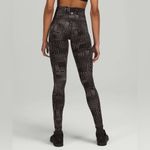 Lululemon ၃၀NWOT all big spellout Ombre Black leggings Photo 3