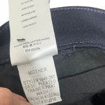 Mother Pleated Trainer Pants Women’s Size 24 Dark Navy Tapered Cuffed Ankle Slim Blue Photo 13