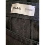TNA Cargo Pants Womens 10 Black Utility Pockets 100% Cotton Relaxed Straight Leg Photo 4