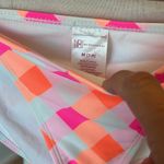 Bikini Set Neon Orange Pink White Checkerboard Top Small Bottoms Medium Size undefined Photo 6