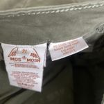 Mos Mosh Pants Womens Size 31 Green Naomi Shine Pants Chino Cotton Beaded Boho Photo 9