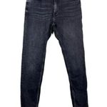 ZARA  Mid Rise Skinny Fit Stretch Jean 5 Pocket Zip Fly 32 Black Washed #3057 Photo 9