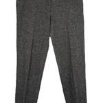 Talbots  Woman’s Size 6 Black gray wool lined belt looped pants Business Career. Photo 0