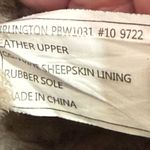 Abeo Women’s Burlington brown leather shearling lined boot size 10 Photo 4