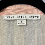  HYFVE HYFVE large womens blouse button down long sleeve tie bottom Photo 1