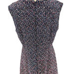 J.Crew A-line Dress in Confetti Tweed Navy Blue Pink Size 12 Photo 8