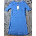 Universal Standard NWT Blue FOUNDATION S/S CREW NECK TEE SZ 4XS 00-0 Modal Photo 1