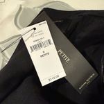 Banana Republic  Linen Blend Classic Black Mini Dress Size OP Minimalist Preppy Photo 7