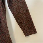 Paisley Dress Cottagecore Paisley Print Earth Tones Modest Midi Long Sleeve Brown Photo 3