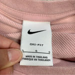 Nike Dri-FIT Get Fit Training Sweatshirt Pullover Oversized Cropped Blush Pink L Photo 12