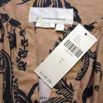 Anthropologie NWT by  Somerset Maxi in Brown Motif Floral Tiered Cotton Dress L Photo 6