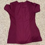 NWOT Authentic Cherokee workwear size small maroon scrub shirt Photo 1
