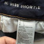 American Eagle  High Rise Shortie Micro Mini Dark Wash Shorts Sz 6 Super Stretch Photo 6