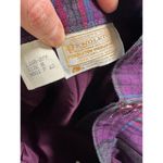 Pendleton Vintage  Wool Skirt Women 8 Purple Tartan Plaid Midi Red Academia Photo 2