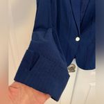Draper James RSVP S Textured Blazer Blue Photo 4