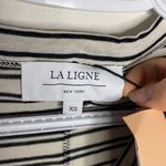La ligne Charley striped silk blend Henley size XS Black Photo 10