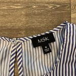 MSK embroidered tank style dress. Size: M. Blue Size M Photo 1