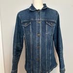 Jones New York Y2K Jones Sport Stretch Darkwash Denim Jacket Size XL Photo 0