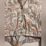 We The Free People Opal Swing Floral Denim Jacket Bohemian Photo 6