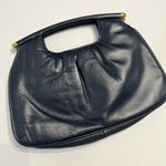 Ashneil Vintage Elegant Navy soft Leather Handbag Blue Photo 1