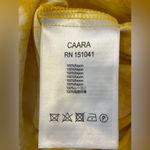 CAARA Buttondown Shirt Swim Coverup Size XS Yellow Photo 2