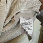 Abound  Women's Silver Ribbed Knit Long‎ Sleeve Crop Top Cutout Front Size S Photo 2