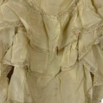 Free People Calliope Ruffle Midi Skirt Sage Small NWT Ethereal Western Bohemian Photo 8