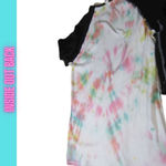 Handmade Retro Holiday Tie Dye Baseball Tee Bella Canvas Holidaycore Medium Photo 12
