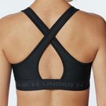 Under Armour Black Crossback Mid Impact Sports Bra Photo 2