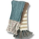 Free People Nova Tassel Scarf in Natural One Size Chunky Oversized Whimsical Photo 6