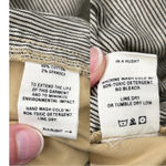 Alex Mill Officer High Rise Straight‎ Leg Pant 2 Khaki Tan Cotton Twill Military Photo 9