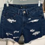 Lee  Easy Fit Jean Shorts Distressed Denim Cutoffs Womens 6P Photo 0
