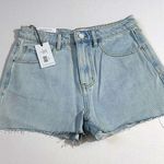 We Wore What  X REVOLVE Denim Highrise shorts super light size 27 NWT Photo 2